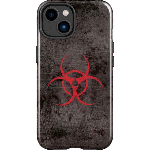 Biohazard Red iPhone 15 Plus Impact Case