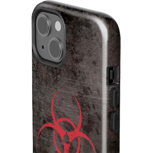 Biohazard Red iPhone 15 Plus Impact Case