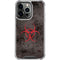 Biohazard Red iPhone 15 Pro Clear Case