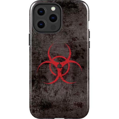 Biohazard Red iPhone 15 Pro Max Impact Case