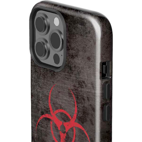 Biohazard Red iPhone 15 Pro Max Impact Case