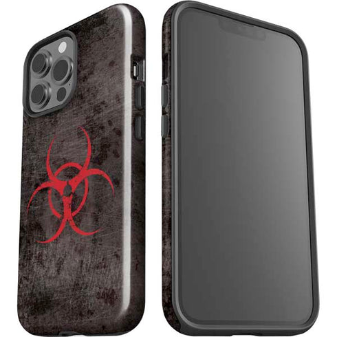 Biohazard Red iPhone 15 Pro Max Impact Case