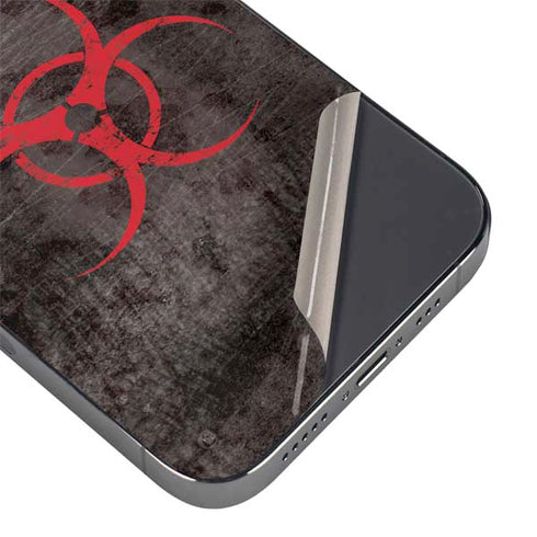 Biohazard Red iPhone 14 Pro Max Skin
