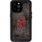 Biohazard Red iPhone 14 Pro Max Waterproof Case