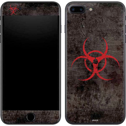 Biohazard Red iPhone 7 Plus Skin