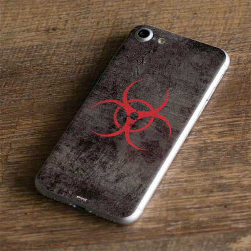 Biohazard Red iPhone 7 Skin