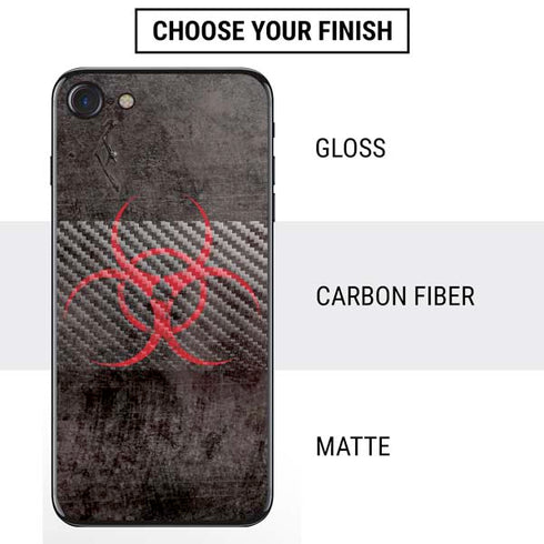 Biohazard Red iPhone SE (2nd & 3rd Gen) Skin