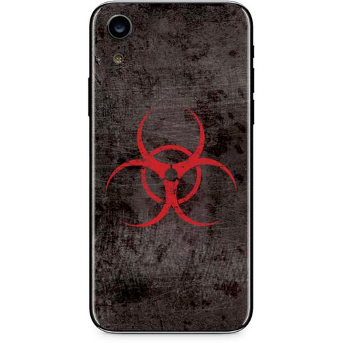 Biohazard Red iPhone XR Skin