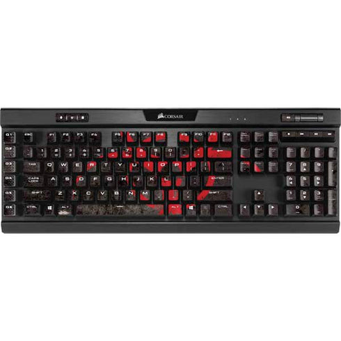 Biohazard Red K95 RGB PLATINUM Mechanical Gaming Keyboard Skin