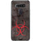 Biohazard Red LG K51/Q51 Clear Case