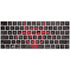 Biohazard Red Magic Keyboard Skin