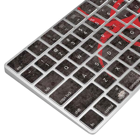 Biohazard Red Magic Keyboard Skin