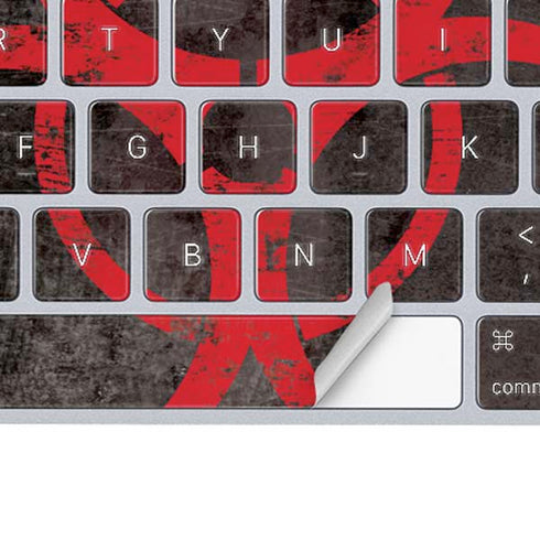 Biohazard Red Magic Keyboard Skin