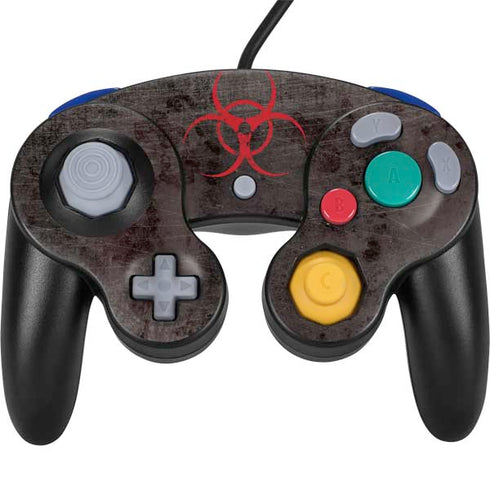 Biohazard Red Nintendo GameCube Controller Skin