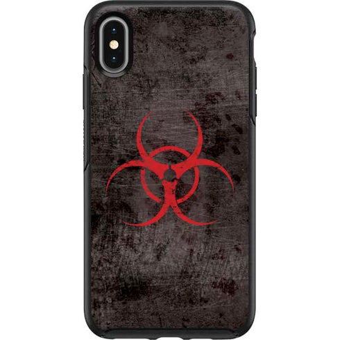 Biohazard Red Otterbox Symmetry iPhone Skin