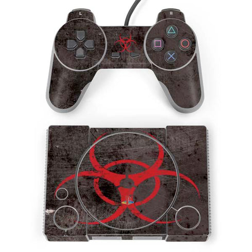 Biohazard Red PlayStation Classic Bundle Skin