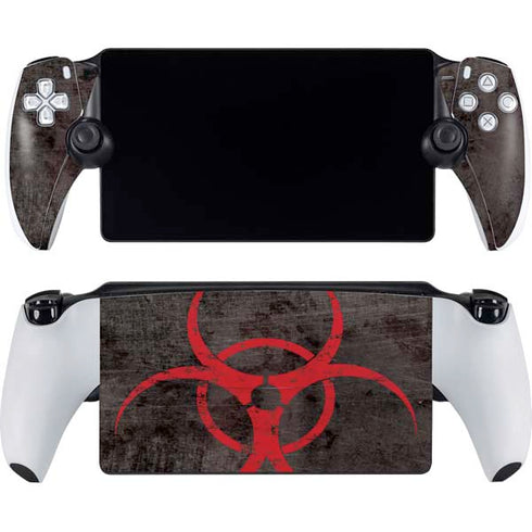 Biohazard Red PlayStation Portal Remote Player Skin