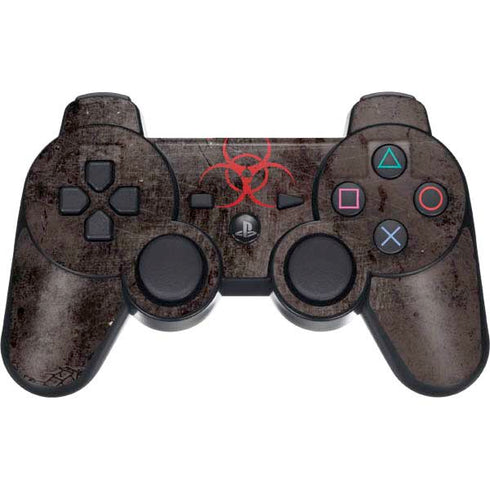 Biohazard Red PS3 Dual Shock wireless controller Skin