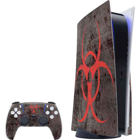 Biohazard Red PS5 Bundle Skin