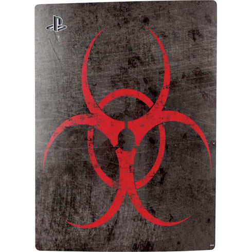 Biohazard Red PS5 Console Skin