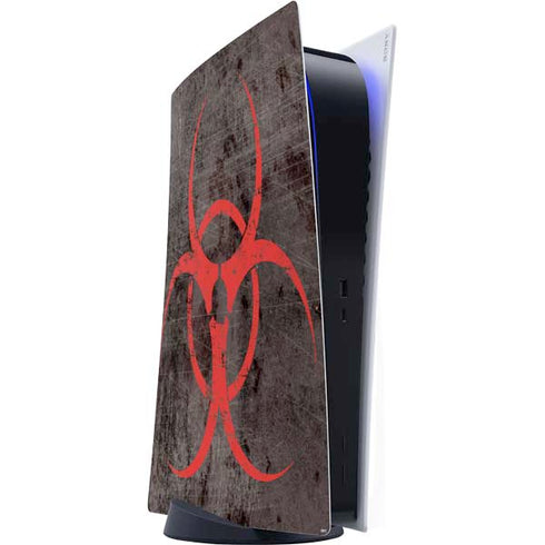 Biohazard Red PS5 Digital Edition Console Skin