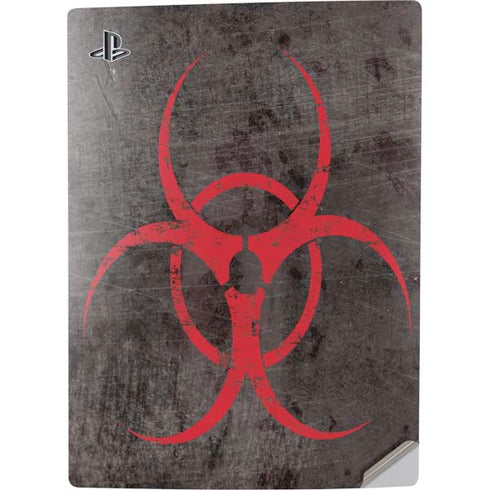 Biohazard Red PS5 Digital Edition Console Skin