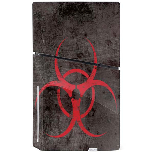 Biohazard Red PS5 Slim Disk Bundle Skin