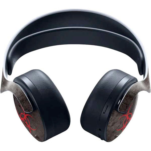Biohazard Red PULSE 3D Wireless Headset for PS5 Skin