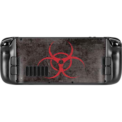 Biohazard Red Steam Deck Handheld Gaming Computer Skin