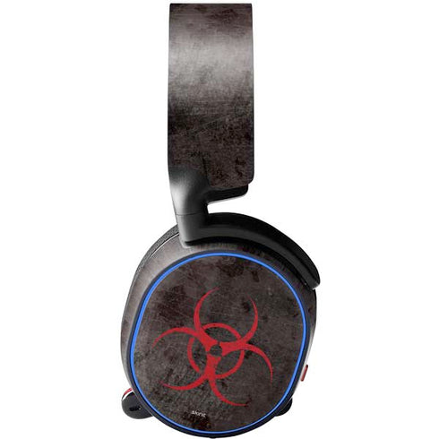 Biohazard Red SteelSeries Arctis 5 Skin