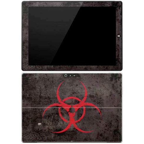Biohazard Red Surface Pro 3 Skin