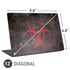 Biohazard Red Universal Laptop 12in (9.8 x 6.8in) Skin