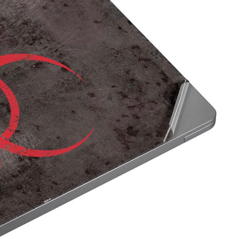Biohazard Red Universal Laptop 12in (9.8 x 6.8in) Skin
