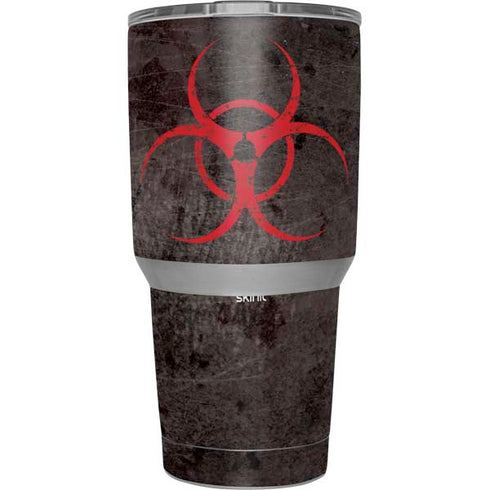 Biohazard Red Yeti 30oz Rambler Tumbler Skin