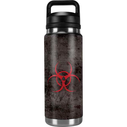 Biohazard Red YETI Rambler 26oz Bottle Skin