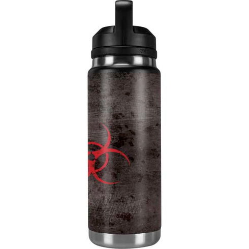 Biohazard Red YETI Rambler 26oz Bottle Skin