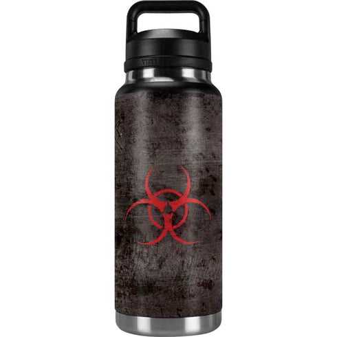 Biohazard Red YETI Rambler 36oz Bottle Skin
