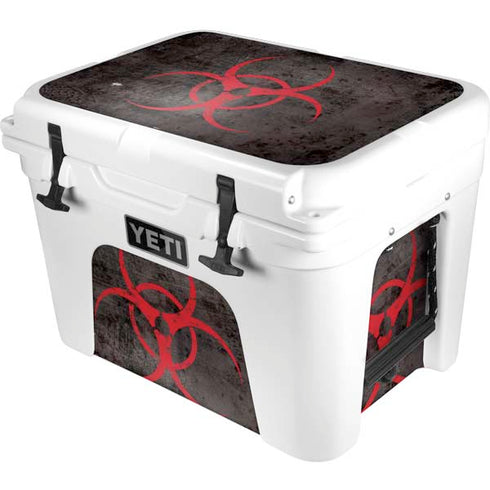 Biohazard Red YETI Tundra 35 Hard Cooler Skin