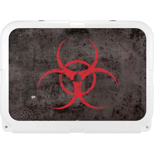 Biohazard Red YETI Tundra 35 Hard Cooler Skin