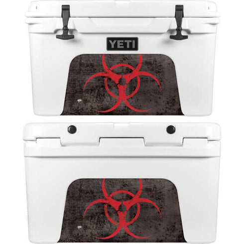 Biohazard Red YETI Tundra 45 Hard Cooler Skin