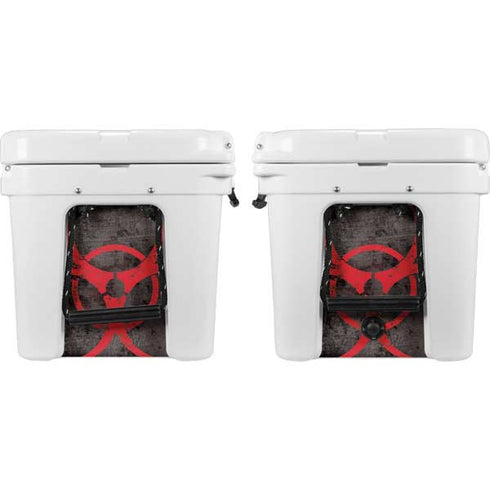 Biohazard Red YETI Tundra 45 Hard Cooler Skin
