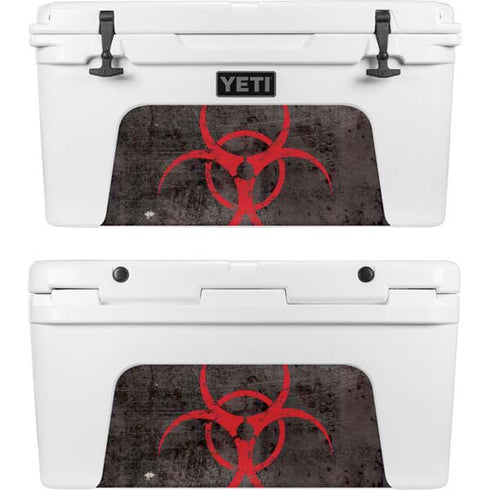 Biohazard Red YETI Tundra 65 Hard Cooler Skin
