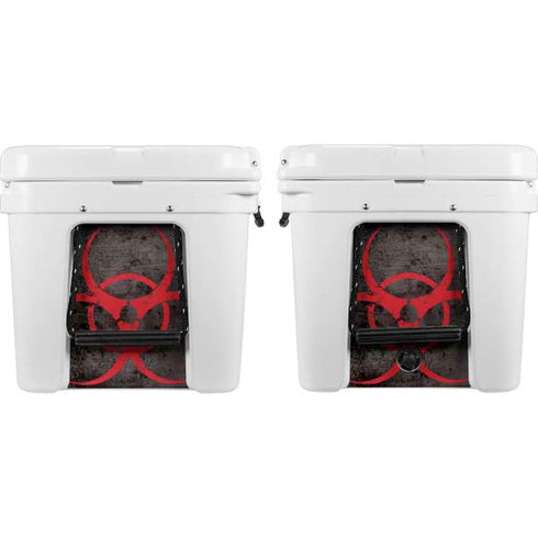 Biohazard Red YETI Tundra 65 Hard Cooler Skin