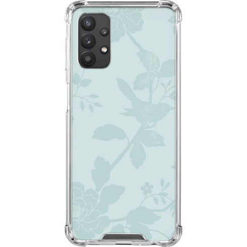 Bird Floral Galaxy A32 5G Clear Case