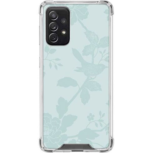 Bird Floral Galaxy A72 5G Clear Case