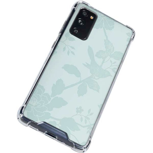 Bird Floral Galaxy S20 FE Clear Case