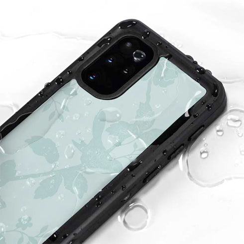 Bird Floral Galaxy S20 Plus Waterproof Case