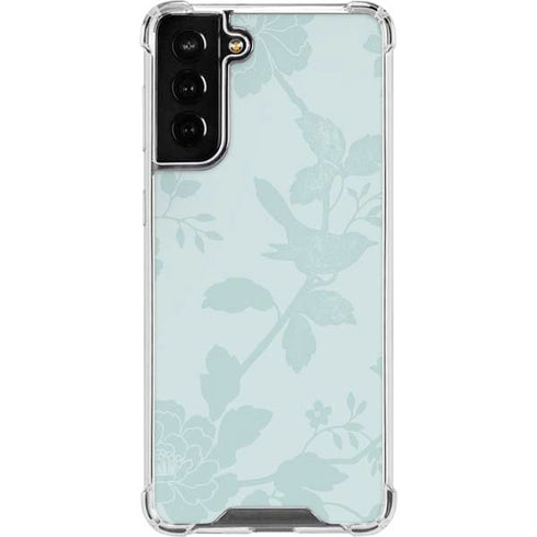 Bird Floral Galaxy S21 FE Clear Case