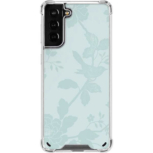 Bird Floral Galaxy S21 Plus 5G Clear Case