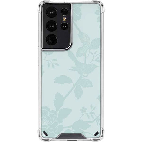 Bird Floral Galaxy S21 Ultra 5G Clear Case